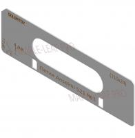 Комплект вставок для шаблона Солдатова «Скрытая петля Anselmi 521 (110x24)» 2 штуки