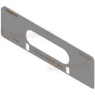 Комплект вставок для шаблона Солдатова «Скрытая петля Kubica K 6900 (95x22)» 2 штуки