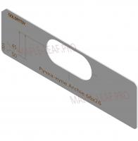 Вставка для шаблона Солдатова «Ручка-купе ARCHIE (66х26)»