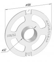 Копировальное кольцо 32/106 (FESTOOL 2200)