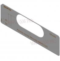 Вставка для шаблона Солдатова «Ручка-купе MORELLI MHS 120 (95х30)»