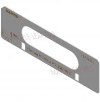 Комплект вставок для шаблона Солдатова «Скрытая петля Kubica K 7000 (120x26)» 2 штуки