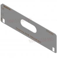 Вставка для шаблона Солдатова «Ответка замка AGB 196 магнитная (55х16)»