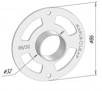 Копировальное кольцо 32/86 (DeWALT)
