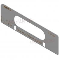 Комплект вставок для шаблона Солдатова «Скрытая петля Kombi K1019 26 (110x24_26)» 4 штуки