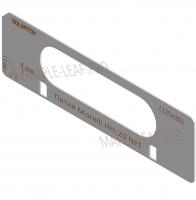 Комплект вставок для шаблона Солдатова «Скрытая петля Morelli HH-20 (125x30)» 2 штуки