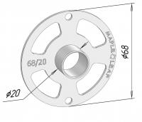 Копировальное кольцо 20/68
