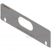 Вставка для шаблона Солдатова «Защёлка Bravo M 1 (57х25 скруглённая)»