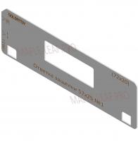 Комплект вставок для шаблона Солдатова «Ответка простой защёлки 57х25 (72х20)» 2 штуки