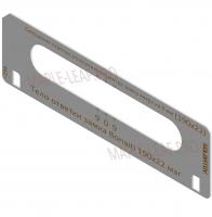 Вставка для шаблона Солдатова «Тело ответки замка BONAITI 190х22 магнитный»