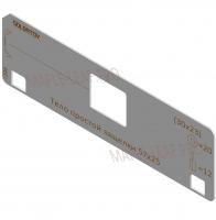 Вставка для шаблона Солдатова «Тело простой защёлки 57х25 под 20_12»