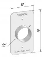 Копировальное кольцо 32/50/90 (RIOBY RRT1600P, Зубр ФМ 1900)