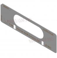 Комплект вставок для шаблона Солдатова «Скрытая петля AGB Eclipce 2.0 (109_109,8x29,8)» 4 штуки