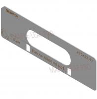 Комплект вставок для шаблона Солдатова «Скрытая петля Armadillo 40, Kubica 6200 (95x23,4)» 2 штуки