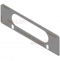 Комплект вставок для шаблона Солдатова «Скрытая петля Morelli HH-3, HH-18 (130x30_28)» 4 штуки