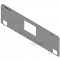 Вставка для шаблона Солдатова «Тело ответки простой защёлки 57х25 магнитной (60х23)»