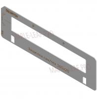 Вставка для шаблона Солдатова «Защёлка сантехническая 165х20 нерегулируемая»