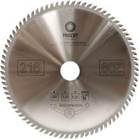 Пильный диск ProCut 216x30x1,8/1,2 Z=80 ATB торцовочный с тонким пропилом для поперечного реза