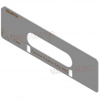 Комплект вставок для шаблона Солдатова «Скрытая петля Fuaro 542 (94x18)» 2 штуки