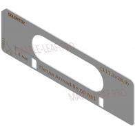 Комплект вставок для шаблона Солдатова «Скрытая петля Armadillo 60, Kubica 6700 (111,3x28,9)» 2 штуки