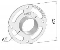 Копировальное кольцо 32/74