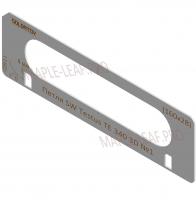 Комплект вставок для шаблона Солдатова «Скрытая петля SW TESTUS TE 340 3D (160x28)» 2 штуки