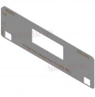 Комплект вставок для шаблона Солдатова «Ответка простой защёлки 57х25 (66х20)» 2 штуки