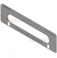 Комплект вставок для шаблона Солдатова «Скрытая петля Kubica 2400 (155x18)» 4 штуки