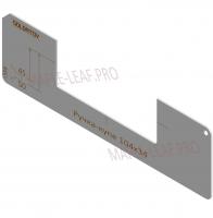 Вставка для шаблона Солдатова «Ручка-купе 104х34»