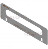 Вставка для шаблона Солдатова «Защёлка сантехническая 165х18 R»