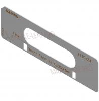 Комплект вставок для шаблона Солдатова «Скрытая петля K 8060 Atomika (110x24)» 2 штуки