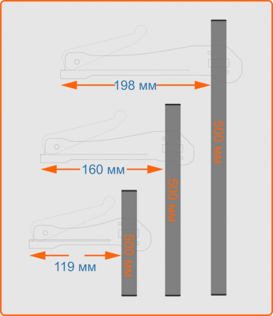 Быстрозажимная струбцина 200 мм FaridKamal